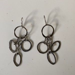 Silver Dangling Earrings